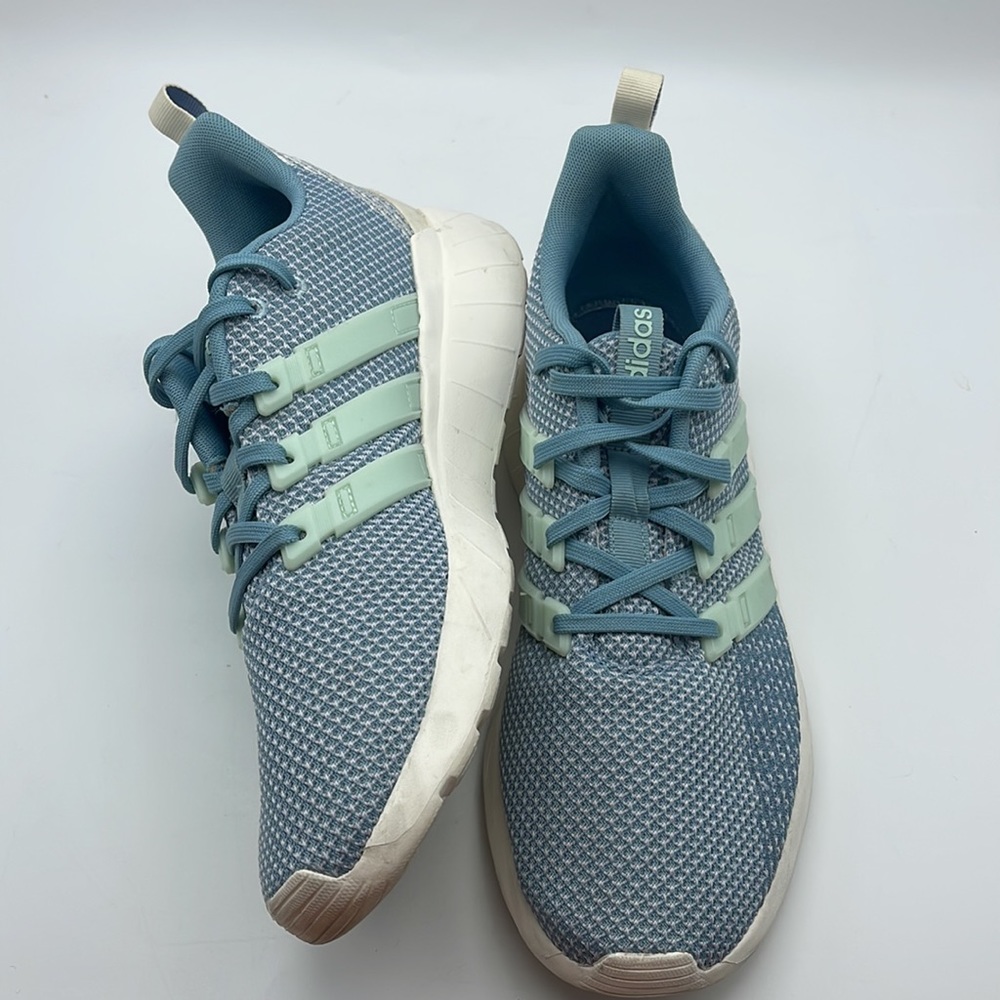 Adidas Neo Questar Flow Women's Blue Green Running Shoes